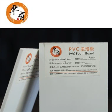 Iskunkestävyys Pvc Foam Celuka Board